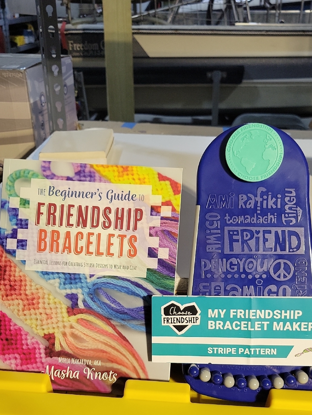 Friendship Bracelet Maker Kit with Beginner's Guide - Blue & Teal